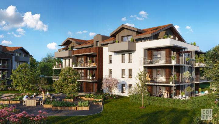 Programme Neuf Annecy-le-Vieux - LA COUR DES TILLEULS | EDIFIM