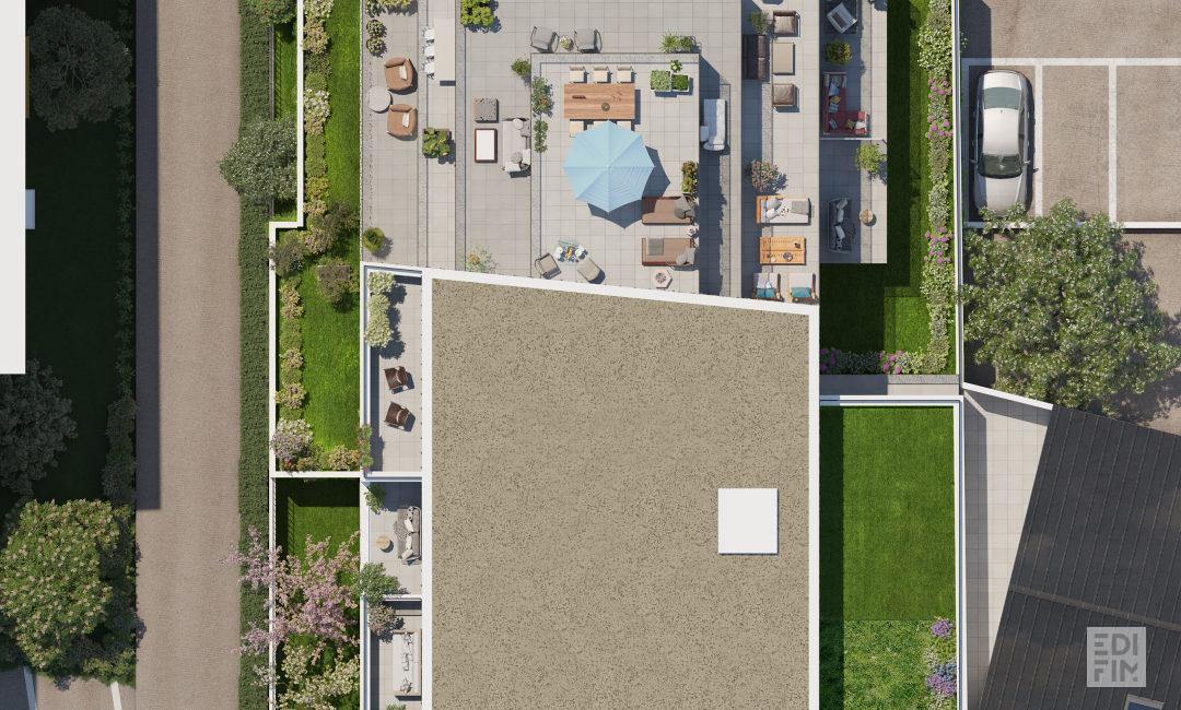 Plan masse résidence SAINTE-ROSE à Chambéry