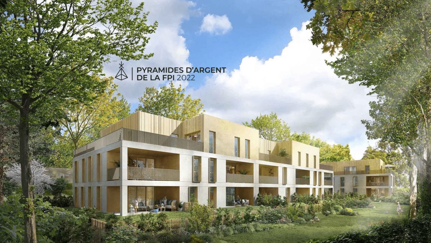 Une perspective de la résidence CLOS GARDEN à Claix. Une des résidences comprise dans l'offre de déménagement offert. 
