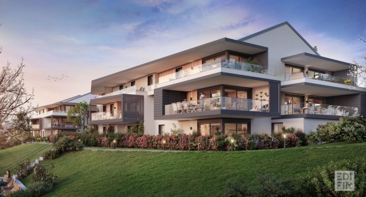 Perspective extérieure résidence EMERGENCE