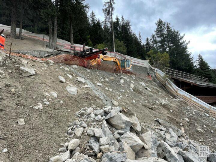 Chantier de la résidence LE BOIS DES OURS à Méribel