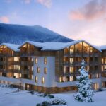 Perspective LE KOS à Saint Jean de Sixt sous la neige.