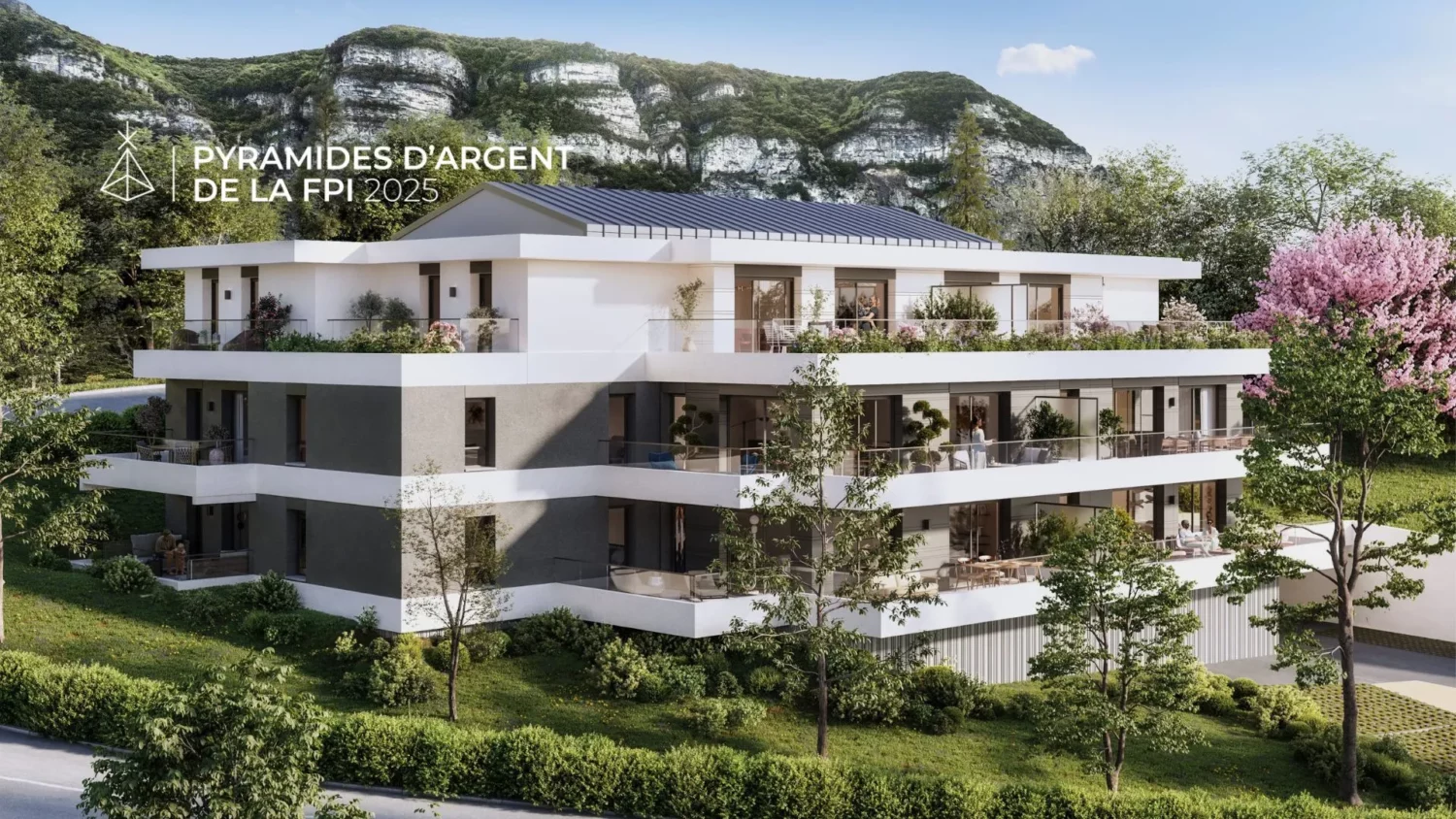 La résidence FAIRWAY à Bossey, lauréate des Pyramides d'Argent de la FPI Alpes 2025.