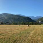 Terrain de la future résidence à Domène en Isère.