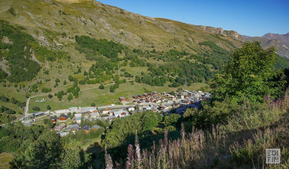 Le village du Bettex dans la vallée des Belleville.