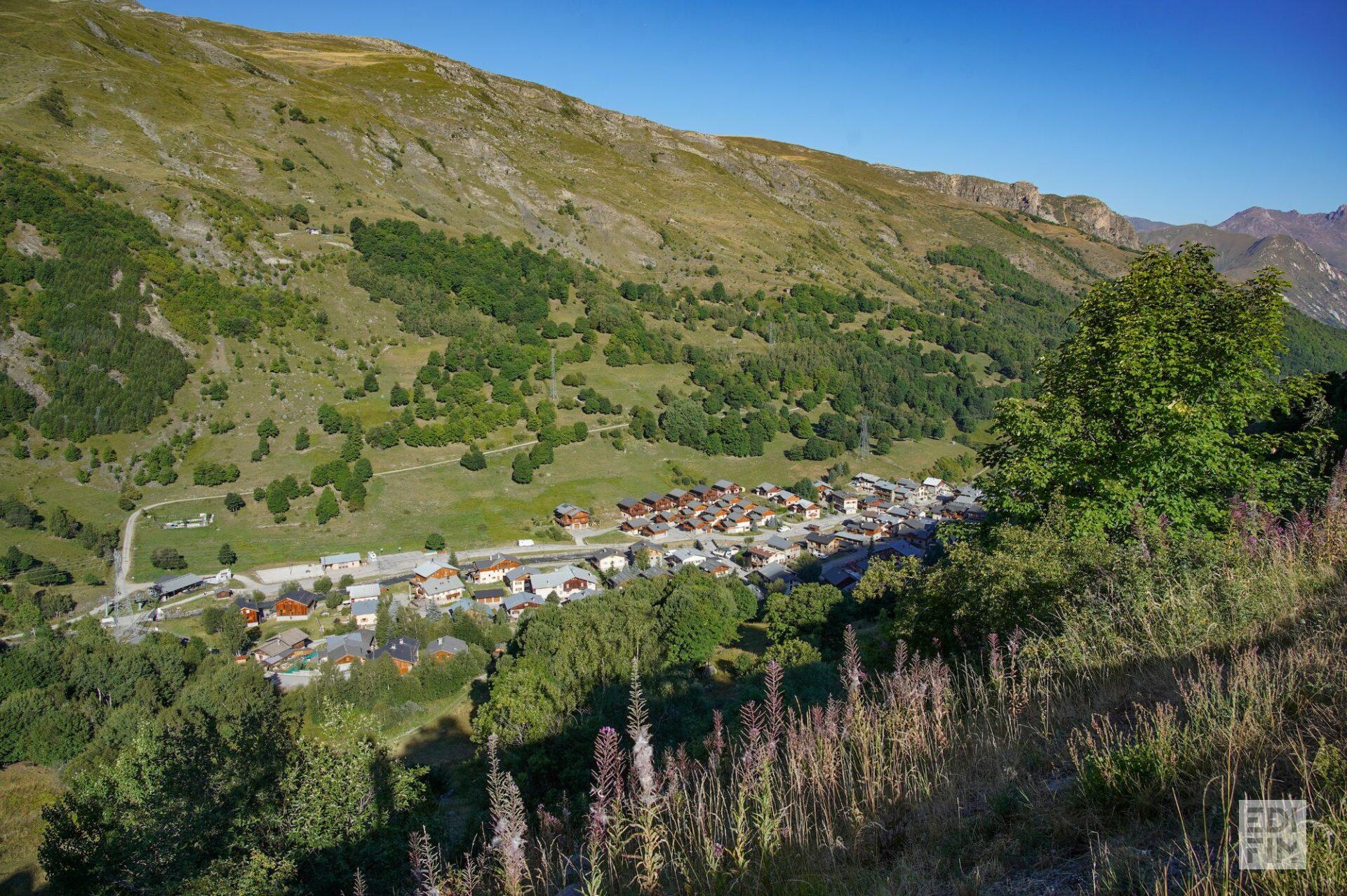 Le village du Bettex dans la vallée des Belleville.