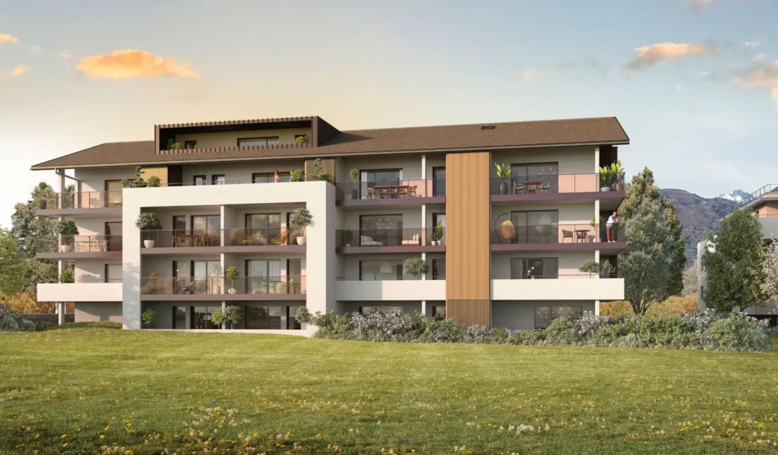 Perspective de la résidence LISEA à La Roche-sur-Foron.