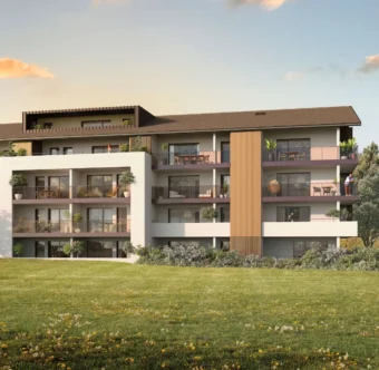 Perspective de la résidence LISEA à La Roche-sur-Foron.