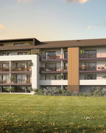 Perspective de la résidence LISEA à La Roche-sur-Foron.