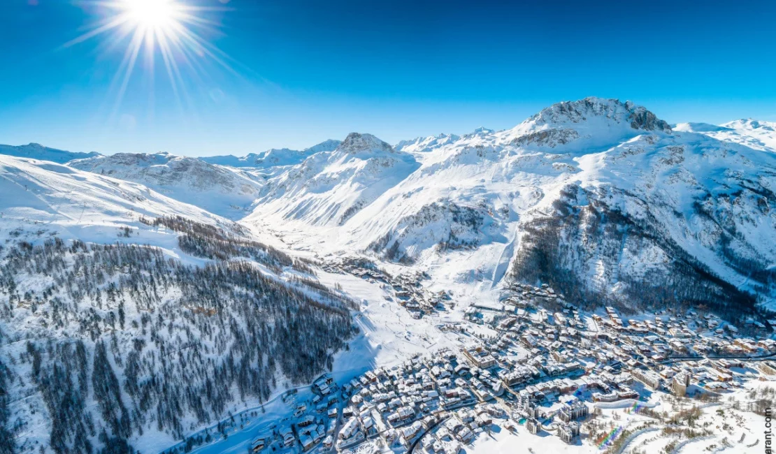La station de Val-d'Isère en Savoie.